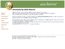 Tablet Screenshot of akad.flyout.net